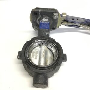Nibco WD 3222 2" DI Manual Wafer Butterfly Valve