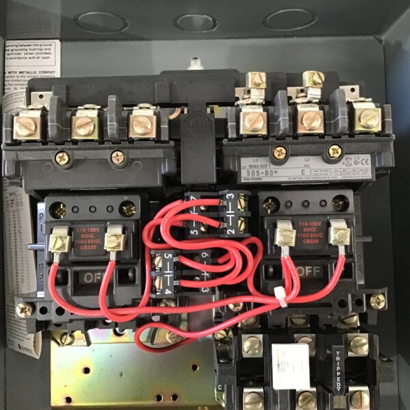 Allen-Bradley 505-BAD Series C NEMA 1 Full Voltage Reversing Starter 27A 600V - Image 3