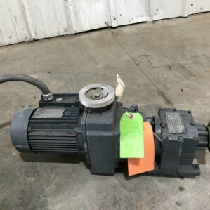 Sew Eurodrive R27D16DT80K4 Varimot Inline Gear Drive/Speed Reducer 32.47:1