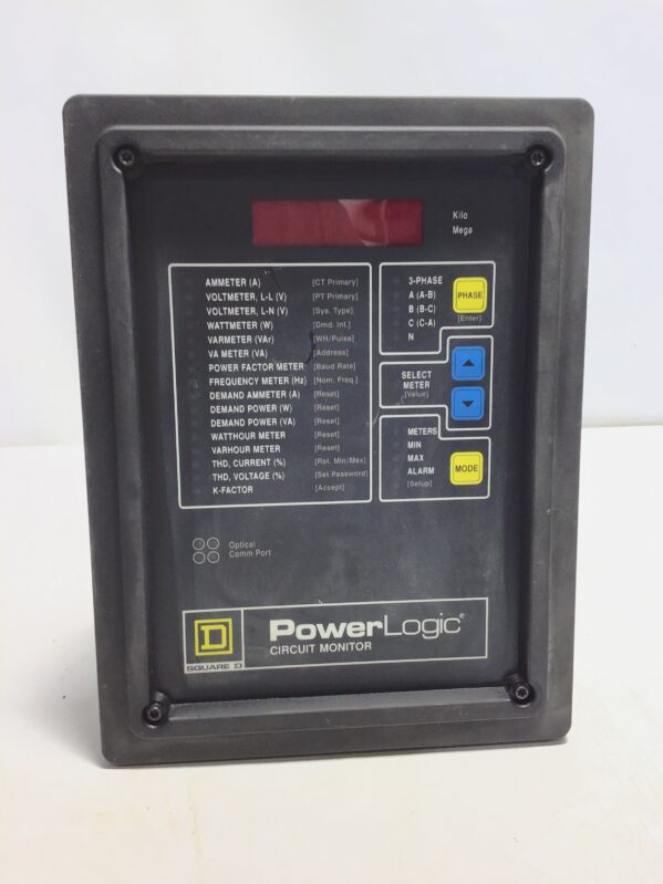Square D PowerLogic VPM-277-C1 Circuit Monitor 288VAC 120VAC