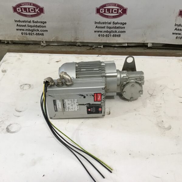 Bauer Eta-K311 1.1kW Frequency Inverter Geared Motor 1680-125RPM 480V 3PH - Image 2