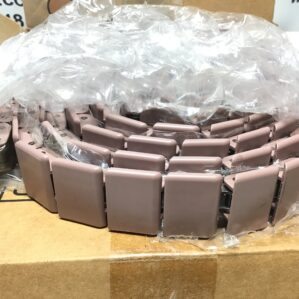 Uni-Chains 40LF843K138 10' x 2" Plastic Slat-Top Conveyor Chain Belt