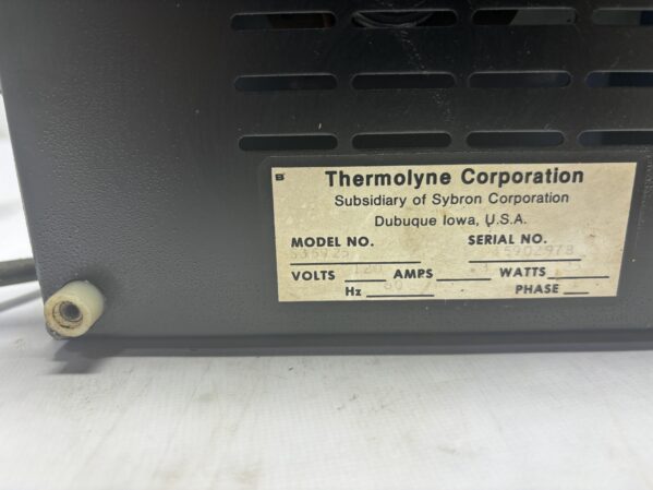Thermolyne Magnetic Stir Plate Model 310 Model No. S36925 Volts: 120 Amps 3