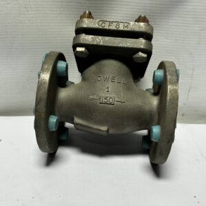 Powell 1" Fig 2342 Check Valve Stainless Steel Class150 Disc T316