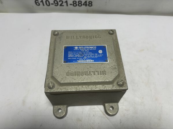 Milltronics Type: RMA-2 Remote Mounted Pre-Amplifier Nema 4 Input: 0 to 1 V