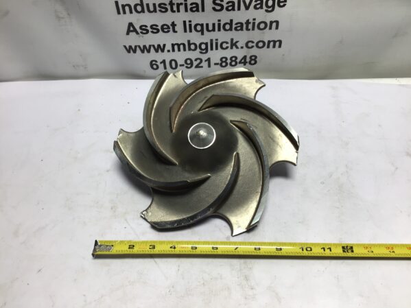 1 Inch Threaded Stainless Steel Open ANSI Impeller #DT51037 A