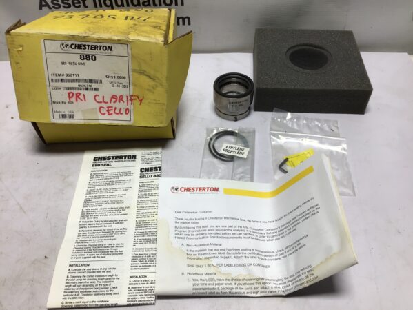 New Chesterton Pump Seal Kit 053111 880-14 RU CB/S