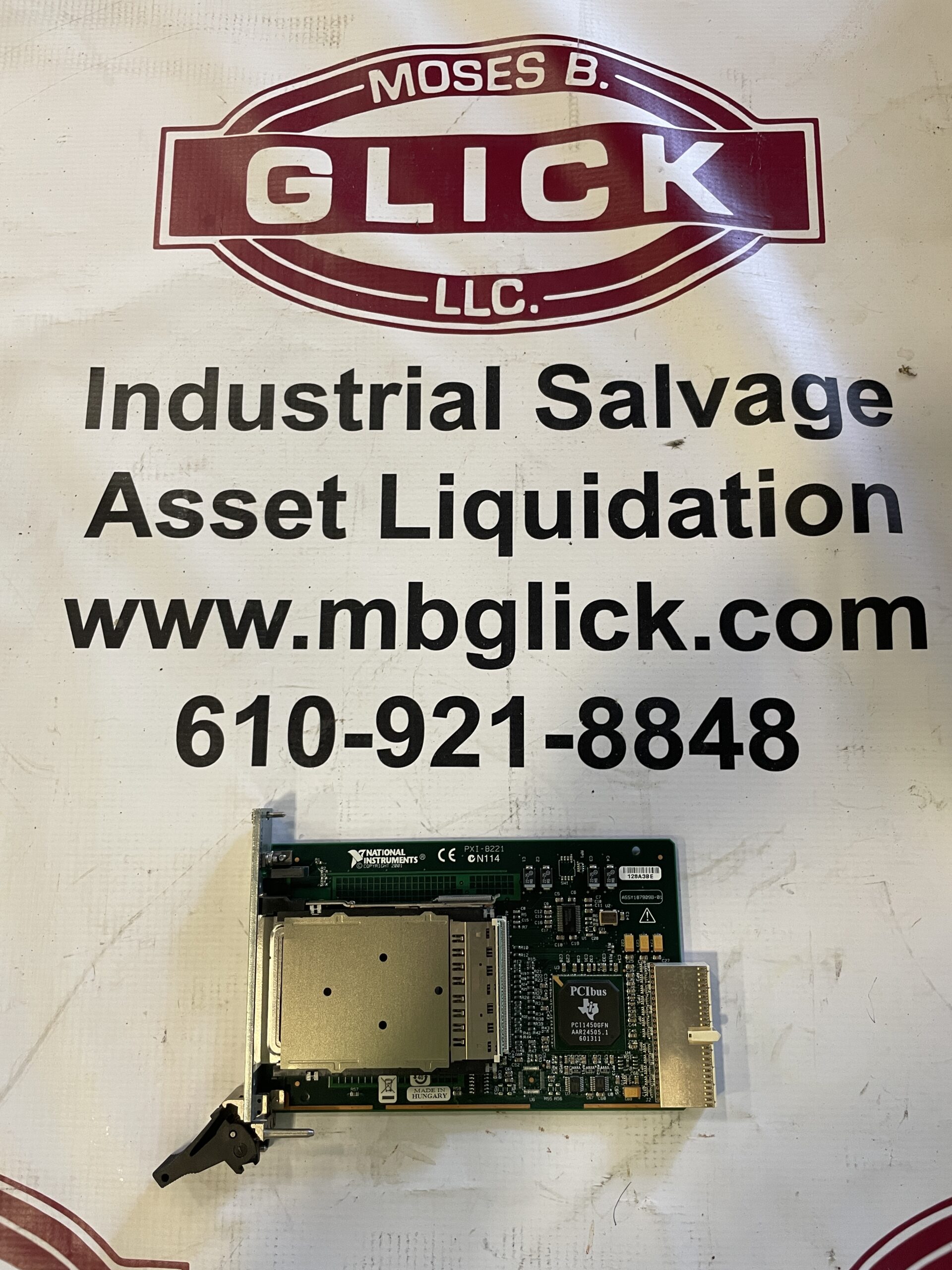 National Instruments PXI-8221 PC Card Carrier – Moses B. Glick