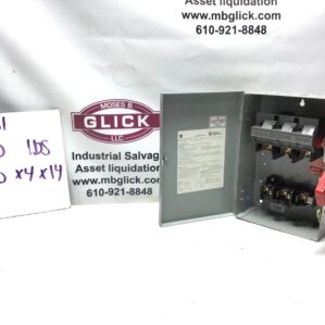 General Electric 12019 Safety Switch TH3361 