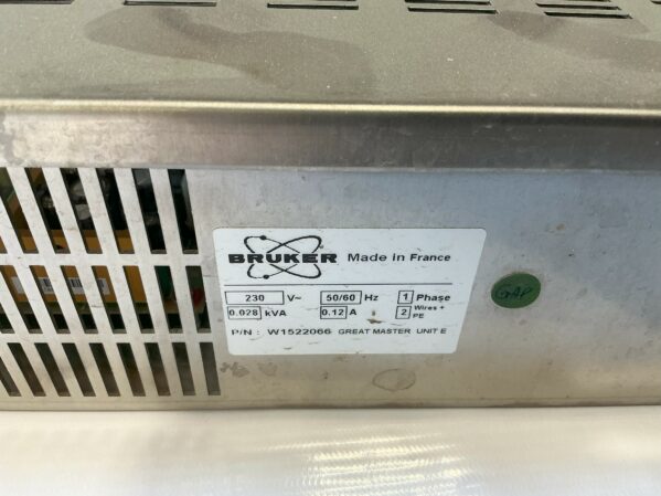 Bruker W1522066 Great Master Unit E 230V 50/60Hz Amplifier - Image 6