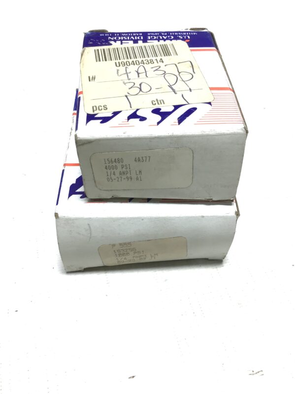 Ametek 156480/153256 4000PSI/1000PSI Pressure Gauge (Lot of 2) MULTI SIZE - Image 5