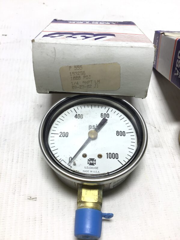 Ametek 156480/153256 4000PSI/1000PSI Pressure Gauge (Lot of 2) MULTI SIZE - Image 4