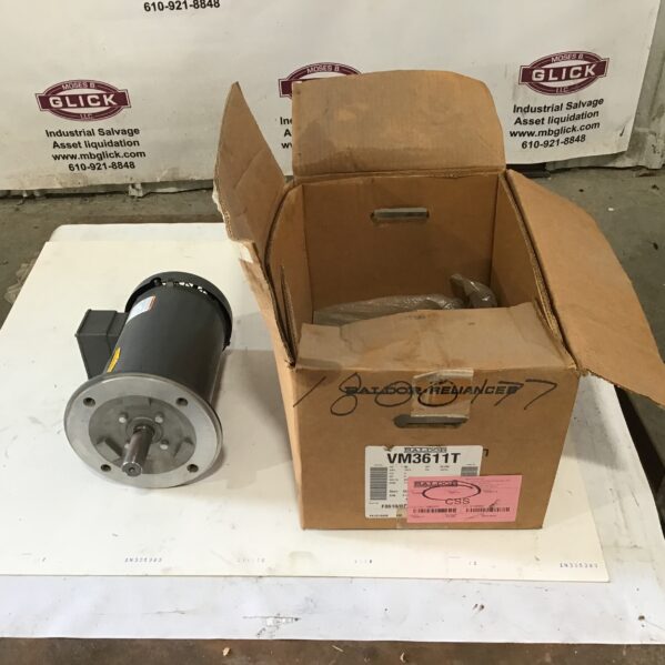 Baldor VM3611T 3 Hp Electric Motor 230/460V 1725RPM 60Hz 1-1/8 Keyed shaft - Image 3
