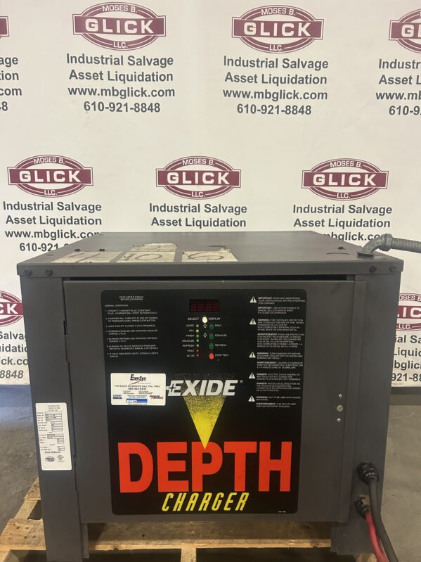 Exide D3E2-12-850 24V Lift Truck/Forklift Battery Charger 208/240/480V 3PH 850AH