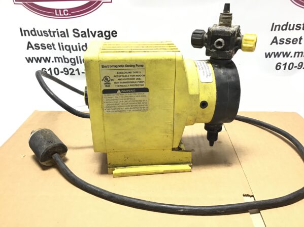 LMI Milton Roy #P131-392SI Electronic Metering Pumps GPH .42 / PSI 110  - Image 4