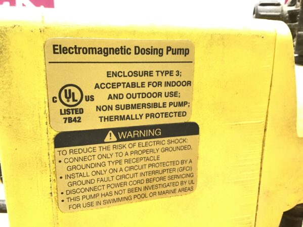 LMI Milton Roy #P131-392SI Electronic Metering Pumps GPH .42 / PSI 110  - Image 5