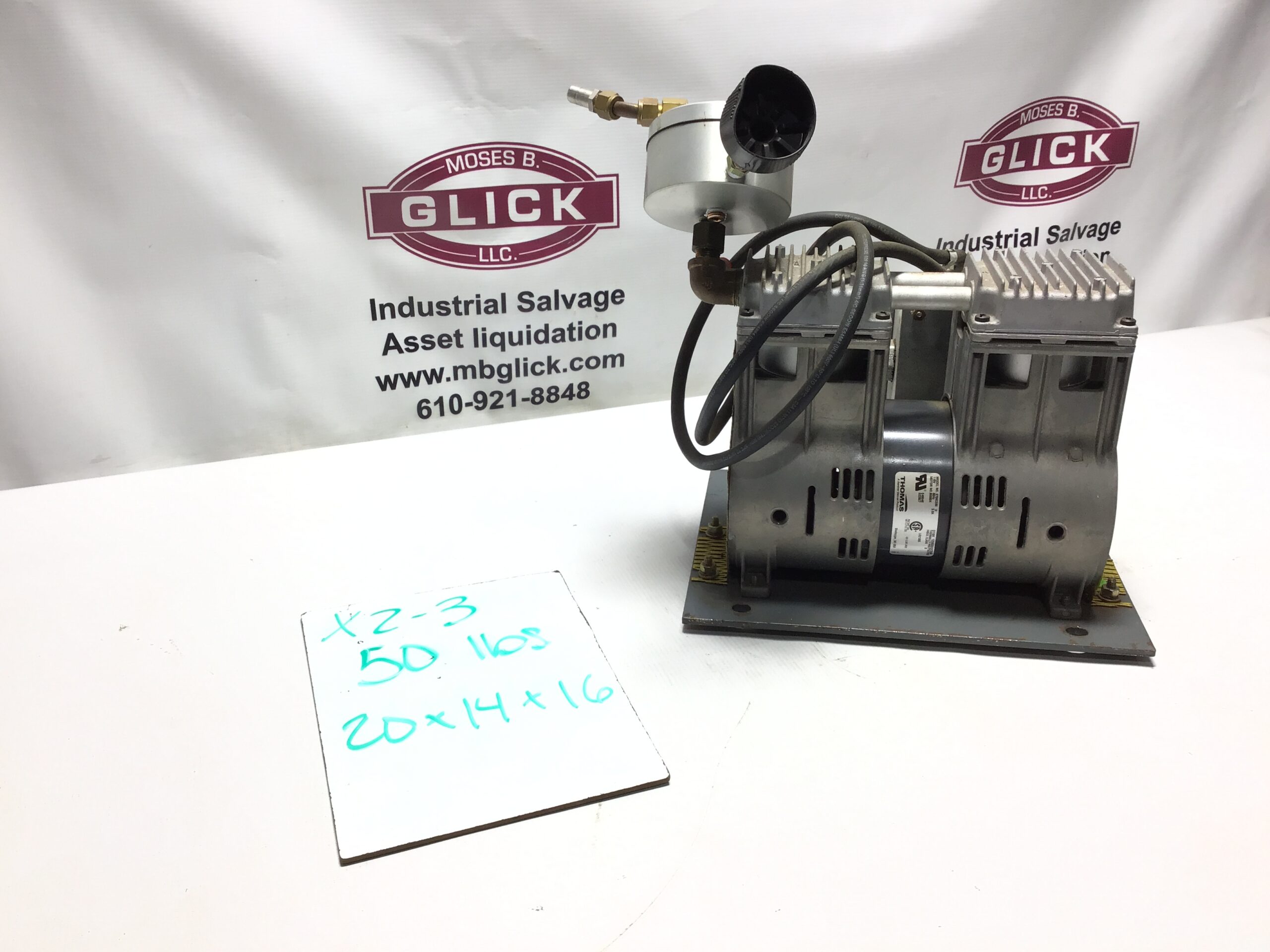 thumbnail image 2 of Thomas 010CA26 Replacement Pump/Motor – Mini Piston Air Compressor, 115v 2 of 5