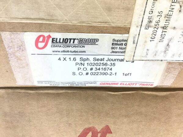 Elliott Group Ebara 1020256-35 Sph Seat Journal Dig 4 X 1.6 - Image 5