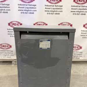 Sylvania 752-415-3A Electric Power Dry Type Transformer 75 KVA 480V 208Y/120V
