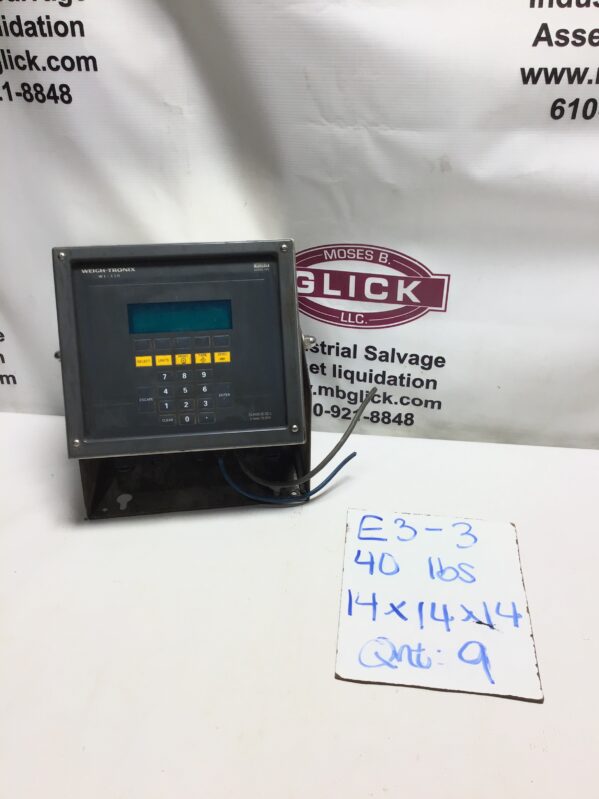 Weigh-Tronix WI-130 Scale Indicator Weight Display Data Controller 120VAC 0.5A 50/60Hz