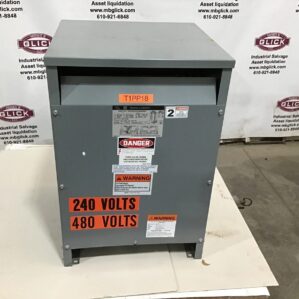 Square D 50S3H 50 kVA Single Phase Transformer – 240x480V to 120/240V