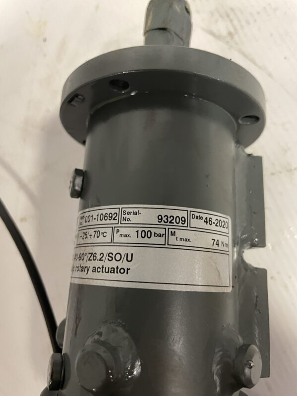 Eckart 001-10692 Hydraulic Rotary Actuator 1450psi 74nm - Image 5
