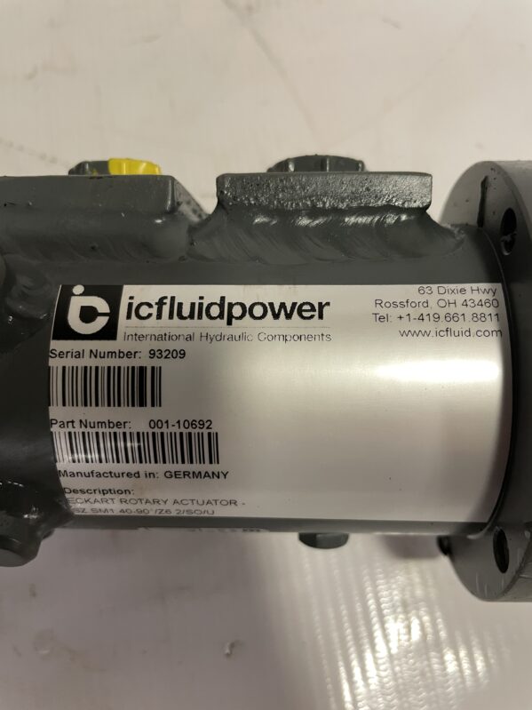Eckart 001-10692 Hydraulic Rotary Actuator 1450psi 74nm - Image 7