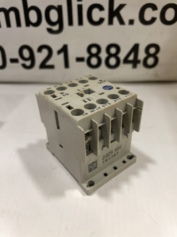 Allen-Bradley 100-K05ZJ10 Ser A Mini IEC Contactor 5A 24VDC 1NO -NIB - Image 3
