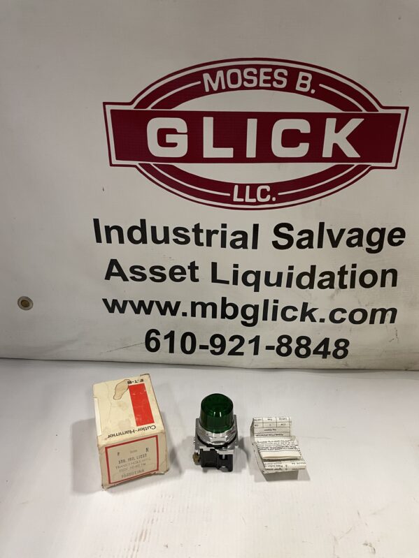 Green Illuminated Indicator Light 120V -NIB