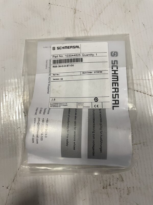 Schmersal RSS 36-I2-D-ST-DU RFID Non-Contact Safety Sensor 103044825 -NIB - Image 2