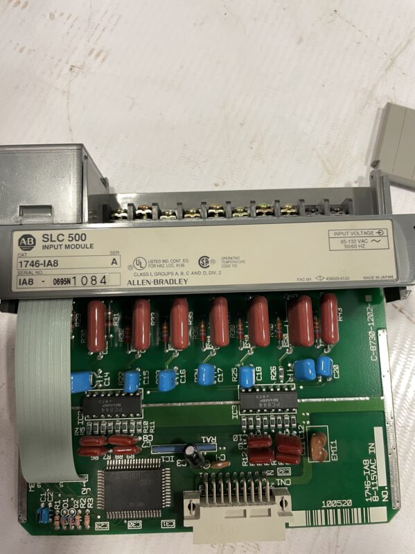 Allen-Bradley 1746-IA8 Ser. A SLC 500 Input Module 85-132VAC - Image 4