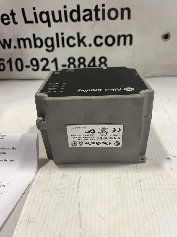 Allen-Bradley Powerflex 22-XCOMM-DC-BASE Ser A External Power Base 24VDC -NIB - Image 2