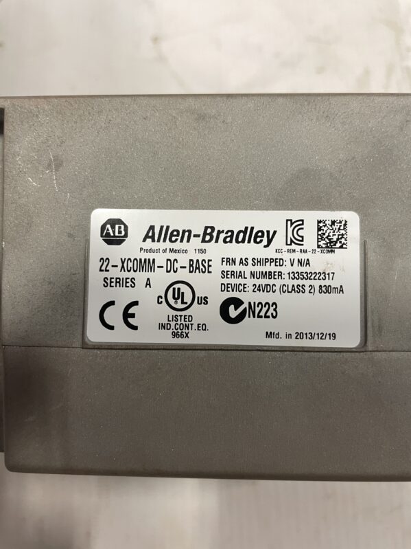 Allen-Bradley 22-XCOMM-DC-BASE Ser A Communication DSI Power Base 24VDC - Image 4