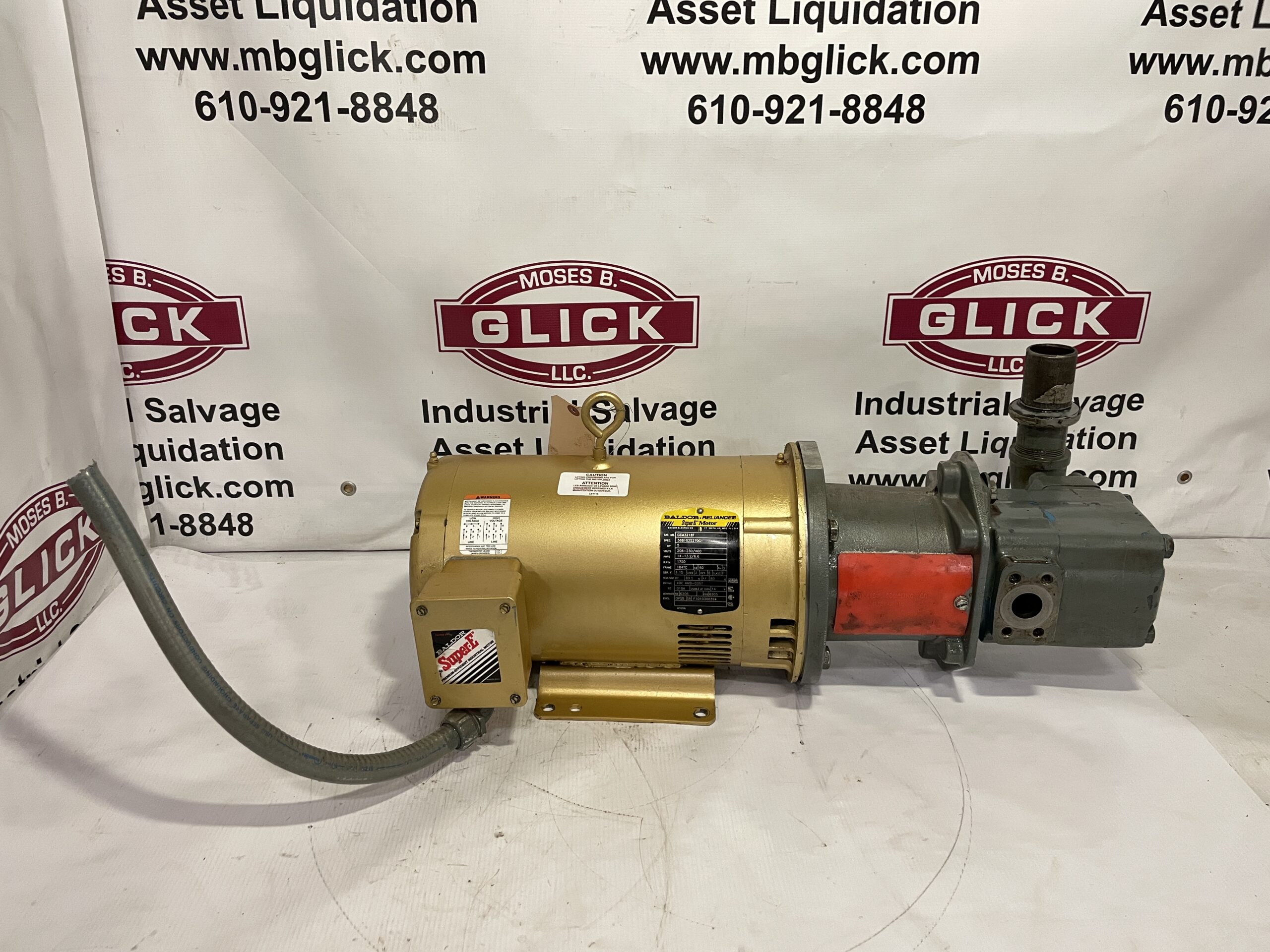Vickers 25V21A 1A22R Hydraulic Vane Pump 5HP 1750RPM 3PH