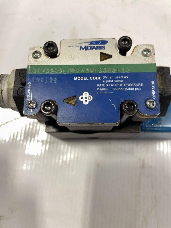 Metaris DG4V3S0BLMFPA3WLB560P10 Hydraulic Control Valve 5000psi 110V - Image 6