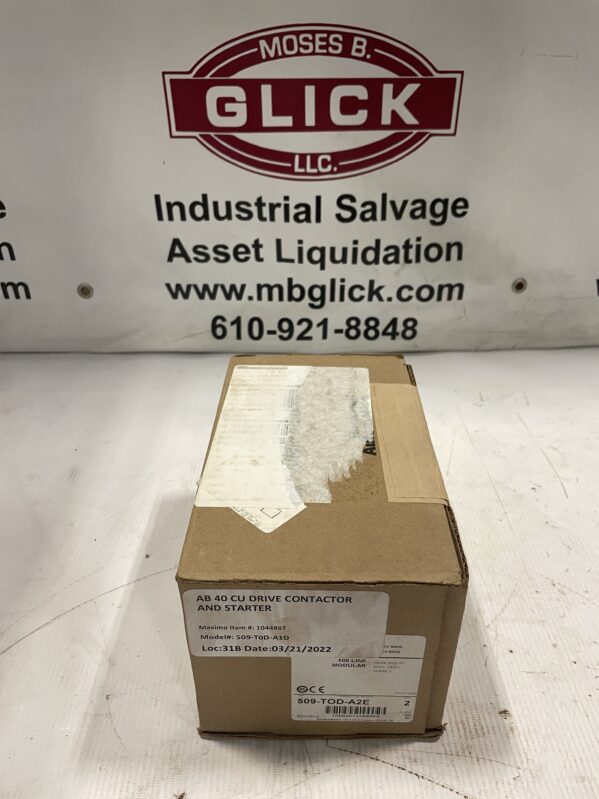 Allen-Bradley 509-TOD-A2E Ser 2 NEMA 00 Non-Reversing Starter 2HP 3PH -NIB