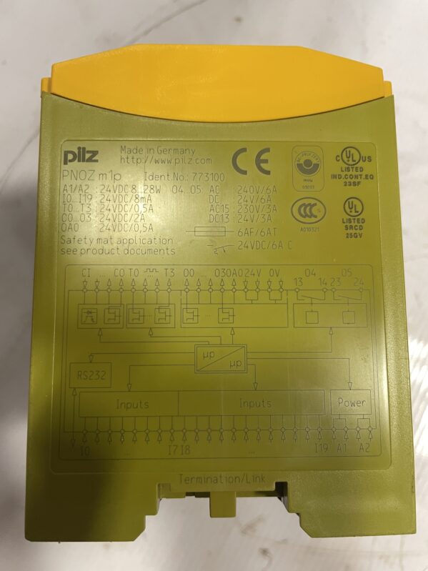 Pilz PNOZ m1p Configurable Safety Controller Base Unit 773100 24V - Image 5