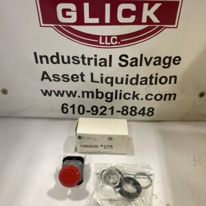 Allen-Bradley 800T-FX6D4 30mm Push-Pull E-Stop Pushbutton 2-Position -NIB