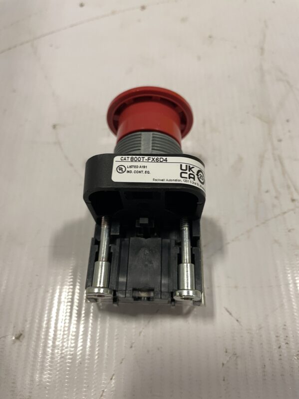 Allen-Bradley 800T-FX6D4 30mm Push-Pull E-Stop Pushbutton 2-Position -NIB - Image 4