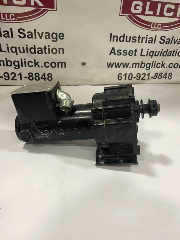 LEESON 985.616F 90V DC Gearmotor 1/8hp 11:1 167RPM - Image 2