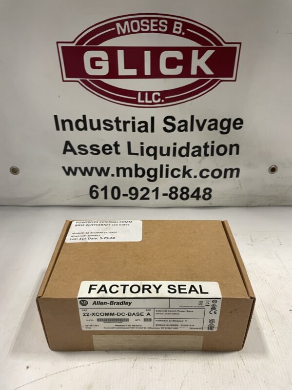 Allen-Bradley 22-XCOMM-DC-BASE External Communication Power Base 24VDC -NIB