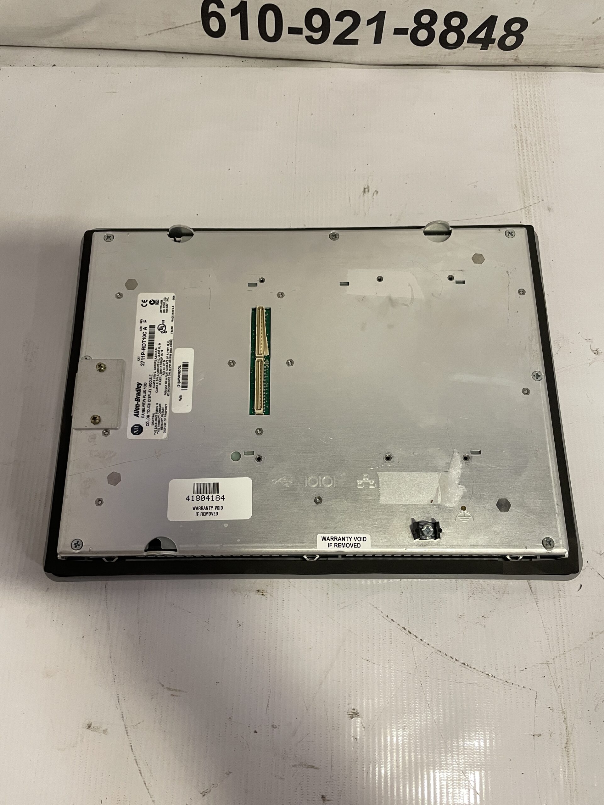 Allen-Bradley 2711P-RDT10C Ser A PanelView Plus 1000 Color Touch ...