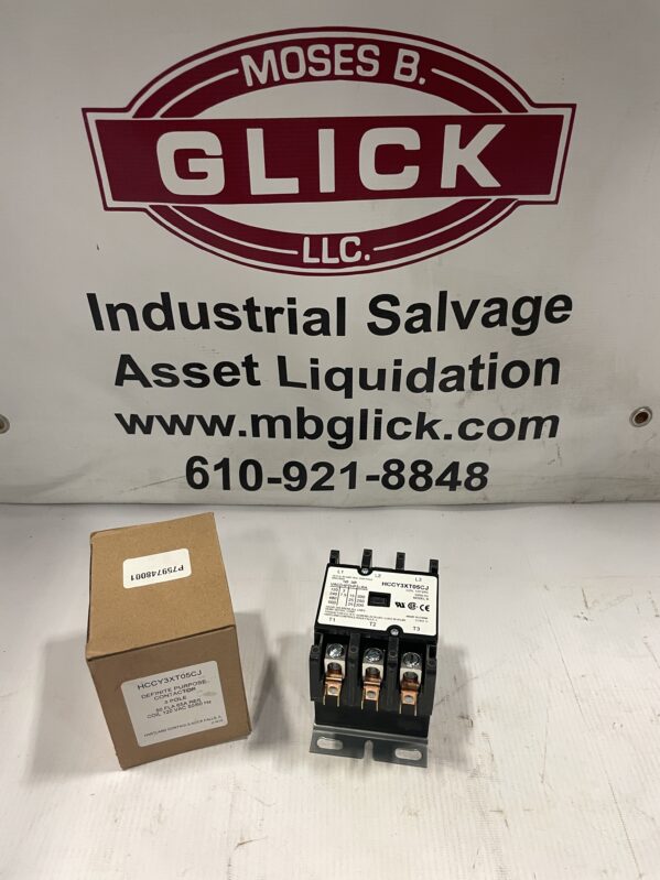 Hartland Controls HCCY3XT05CJ Definite Purpose Contactor 120V 3/7.5/15/25HP -NIB