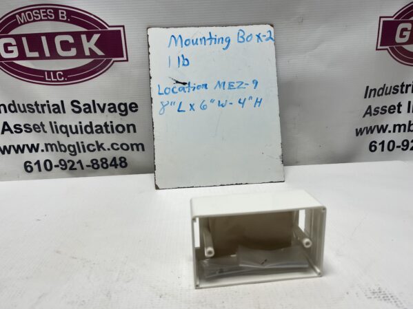 Unicom Electrical Mounting Box P/N MIO-U5MB-WT - Image 3