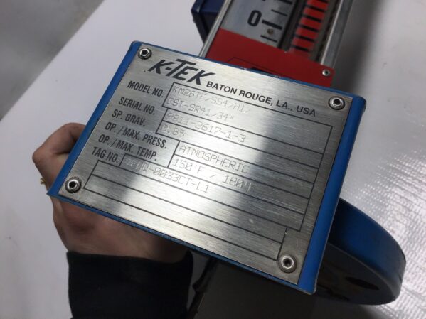 K-TEK KM26TF/SS4/H1/CST-SR41/34 - KM26-0011-1 Magnetic Level Gauge - Image 6