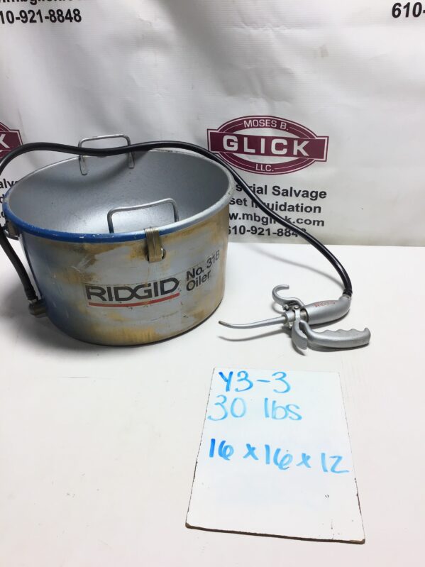 Ridgid No. 318 Oiler Hand Pump Pipe Threader Tool Oil Grease Steampunk Ray Gun