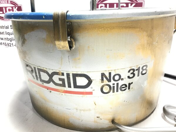 Ridgid No. 318 Oiler Hand Pump Pipe Threader Tool Oil Grease Steampunk Ray Gun - Image 5