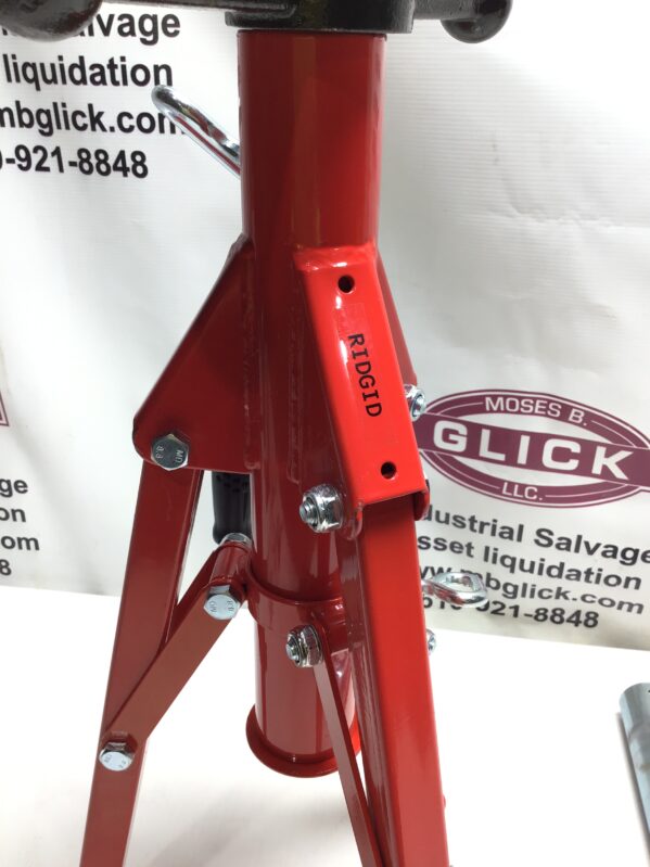 Ridgid Portable V-Head Folding Pipe Jack Stand Adjustable Height - Image 2