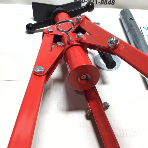 Ridgid Portable V-Head Folding Pipe Jack Stand Adjustable Height - Image 3