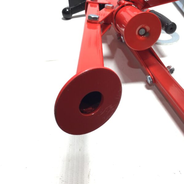Ridgid Portable V-Head Folding Pipe Jack Stand Adjustable Height - Image 4